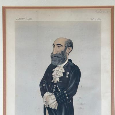 LOT 233: Set Of 4 Vintage Framed Vanity Fair Prints