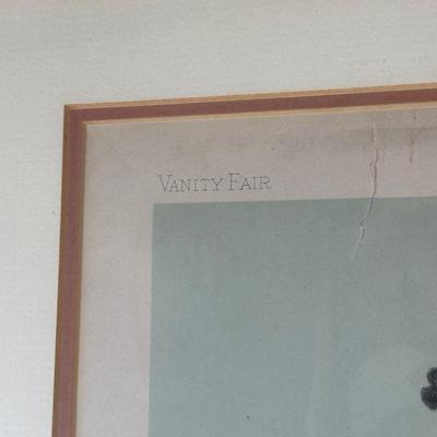 LOT 233: Set Of 4 Vintage Framed Vanity Fair Prints