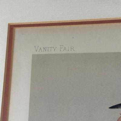 LOT 233: Set Of 4 Vintage Framed Vanity Fair Prints