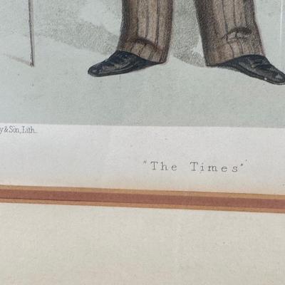 LOT 233: Set Of 4 Vintage Framed Vanity Fair Prints