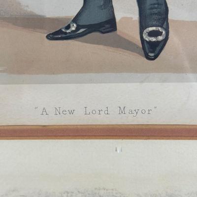 LOT 233: Set Of 4 Vintage Framed Vanity Fair Prints