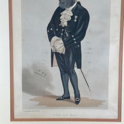 LOT 233: Set Of 4 Vintage Framed Vanity Fair Prints