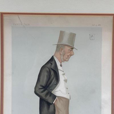 LOT 234: Set Of 4 Vintage Framed Vanity Fair Prints