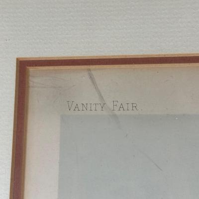 LOT 234: Set Of 4 Vintage Framed Vanity Fair Prints