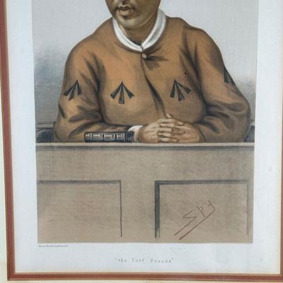 LOT 234: Set Of 4 Vintage Framed Vanity Fair Prints