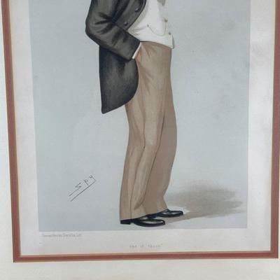 LOT 234: Set Of 4 Vintage Framed Vanity Fair Prints