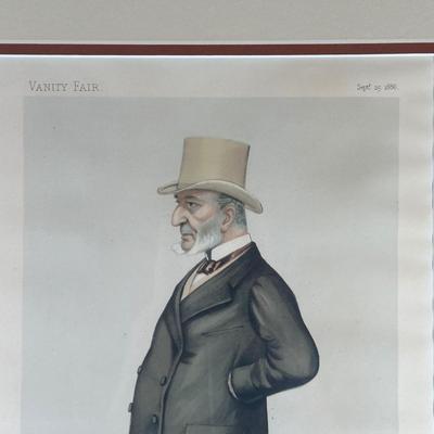 LOT 234: Set Of 4 Vintage Framed Vanity Fair Prints