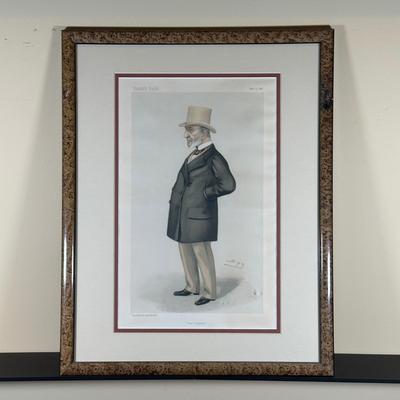 LOT 234: Set Of 4 Vintage Framed Vanity Fair Prints