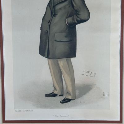 LOT 234: Set Of 4 Vintage Framed Vanity Fair Prints