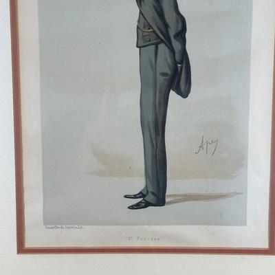 LOT 234: Set Of 4 Vintage Framed Vanity Fair Prints