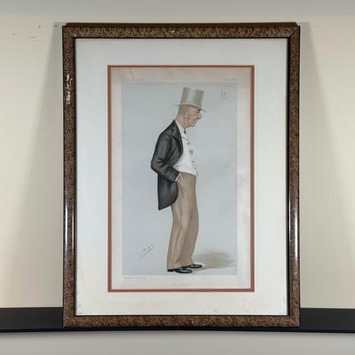 LOT 234: Set Of 4 Vintage Framed Vanity Fair Prints