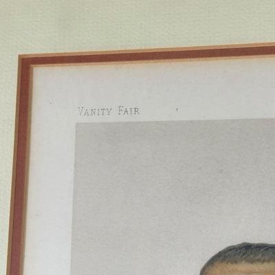 LOT 234: Set Of 4 Vintage Framed Vanity Fair Prints