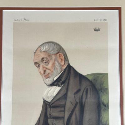 LOT 235: Set Of 4 Vintage Framed Vanity Fair Prints