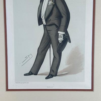 LOT 235: Set Of 4 Vintage Framed Vanity Fair Prints