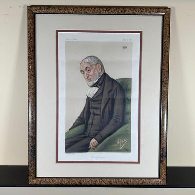 LOT 235: Set Of 4 Vintage Framed Vanity Fair Prints