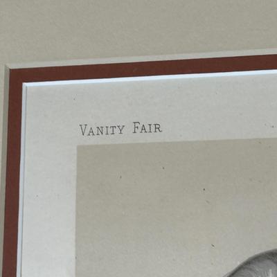 LOT 235: Set Of 4 Vintage Framed Vanity Fair Prints