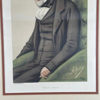 LOT 235: Set Of 4 Vintage Framed Vanity Fair Prints