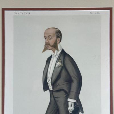 LOT 235: Set Of 4 Vintage Framed Vanity Fair Prints