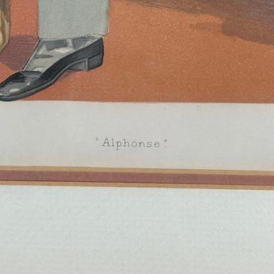 LOT 235: Set Of 4 Vintage Framed Vanity Fair Prints