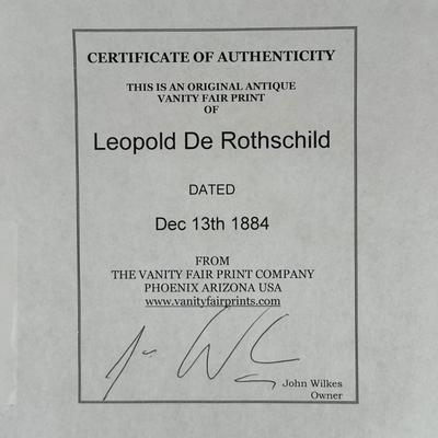 LOT 236: Set Of 4 Vintage Framed Vanity Fair Prints