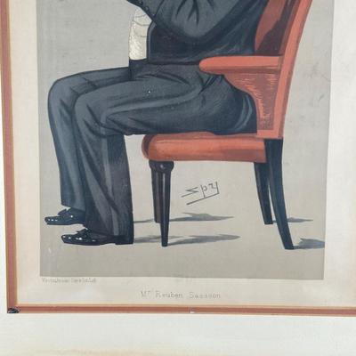 LOT 236: Set Of 4 Vintage Framed Vanity Fair Prints