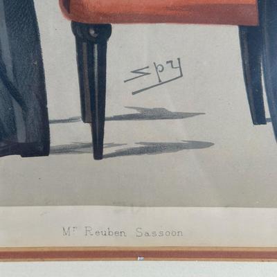 LOT 236: Set Of 4 Vintage Framed Vanity Fair Prints