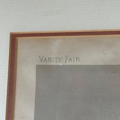 LOT 236: Set Of 4 Vintage Framed Vanity Fair Prints