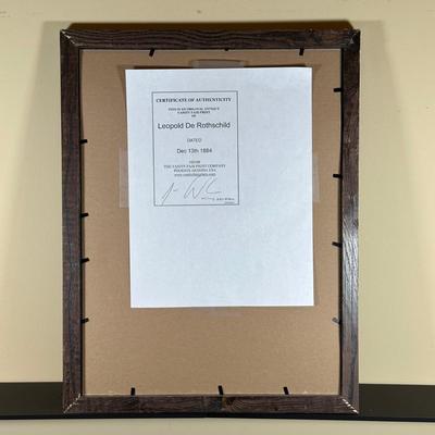 LOT 236: Set Of 4 Vintage Framed Vanity Fair Prints