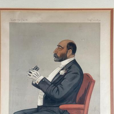 LOT 236: Set Of 4 Vintage Framed Vanity Fair Prints