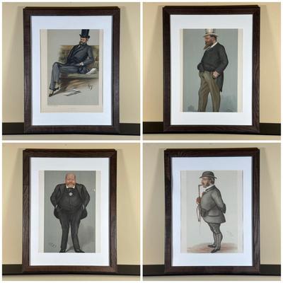 LOT 237: Set Of 4 Vintage Framed Vanity Fair Prints