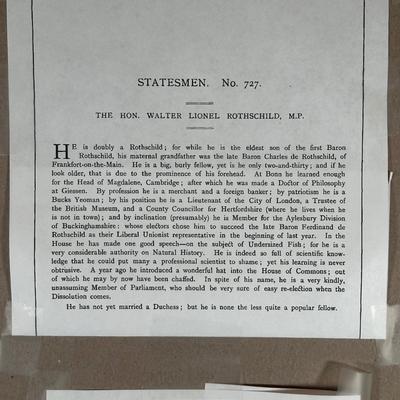 LOT 237: Set Of 4 Vintage Framed Vanity Fair Prints