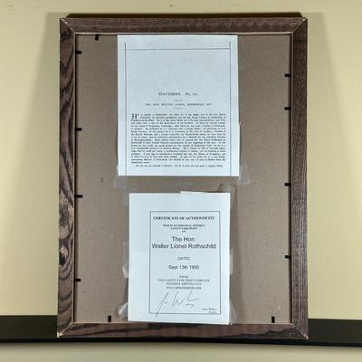 LOT 237: Set Of 4 Vintage Framed Vanity Fair Prints