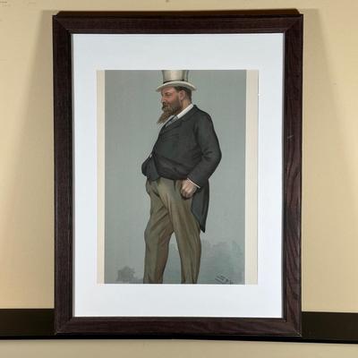 LOT 237: Set Of 4 Vintage Framed Vanity Fair Prints