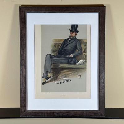 LOT 237: Set Of 4 Vintage Framed Vanity Fair Prints