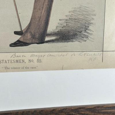 LOT 237: Set Of 4 Vintage Framed Vanity Fair Prints