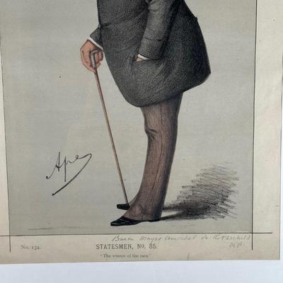 LOT 237: Set Of 4 Vintage Framed Vanity Fair Prints