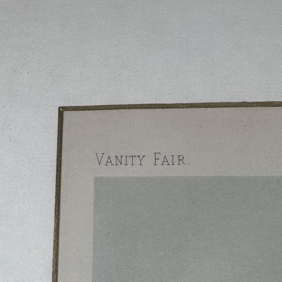 LOT 238: Set Of 3 Vintage Vanity Fair Prints & The Vanity Fair Gallery A Collectors Guide To The Caricatures Book & More