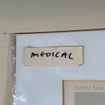 LOT 238: Set Of 3 Vintage Vanity Fair Prints & The Vanity Fair Gallery A Collectors Guide To The Caricatures Book & More