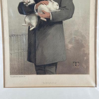 LOT 238: Set Of 3 Vintage Vanity Fair Prints & The Vanity Fair Gallery A Collectors Guide To The Caricatures Book & More