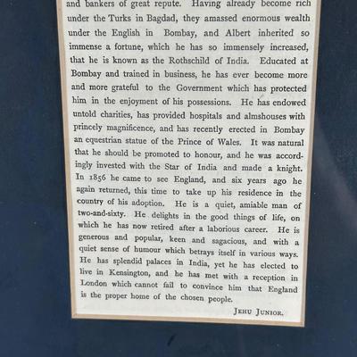 LOT 238: Set Of 3 Vintage Vanity Fair Prints & The Vanity Fair Gallery A Collectors Guide To The Caricatures Book & More