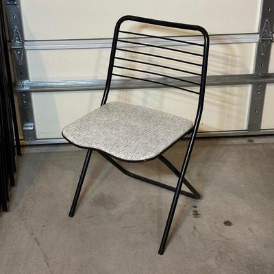 LOT 239: 8 Folding Metal Chairs