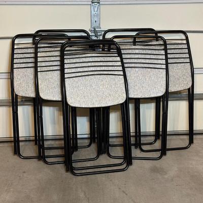 LOT 239: 8 Folding Metal Chairs