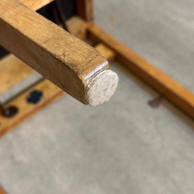 LOT 240: 3 Vintage Stakmore Wooden Folding Chairs