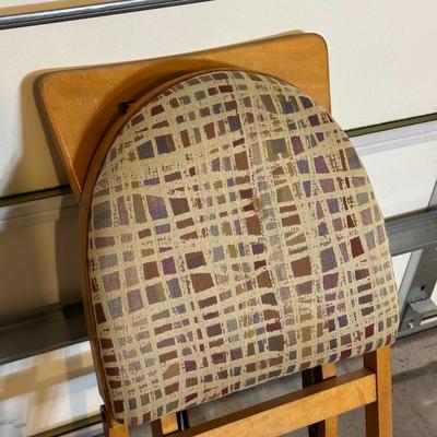 LOT 240: 3 Vintage Stakmore Wooden Folding Chairs