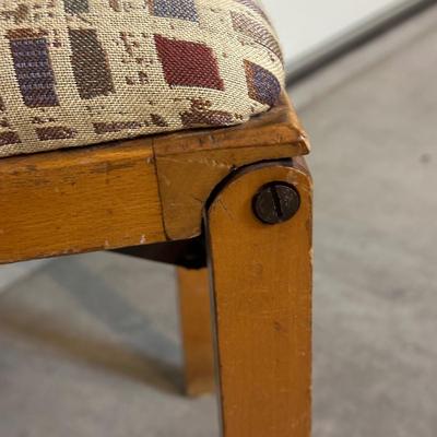 LOT 240: 3 Vintage Stakmore Wooden Folding Chairs