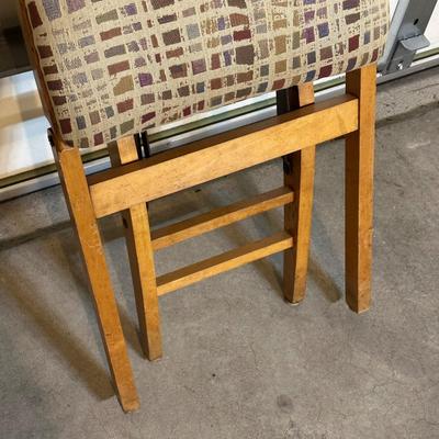 LOT 240: 3 Vintage Stakmore Wooden Folding Chairs