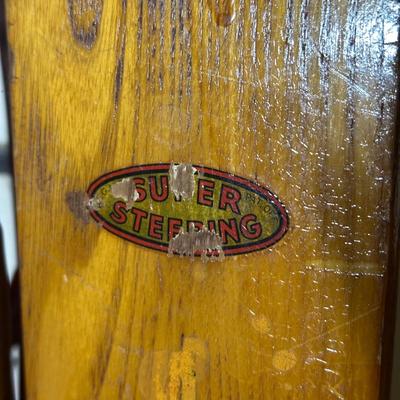 LOT 243: Flexible Flyer Vintage Wooden Sled