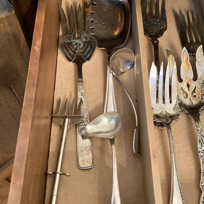 LOT 246: Collection of Silver Plated Flatware - Reed & Barton, Rogers & Bro, Simeon L & George H. Rogers Co, and More