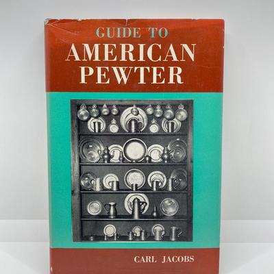 LOT 248: Vintage Dutch Pewter Measuring Cups, Metric System (Alphabet Themed) and Guide to American Pewter Book