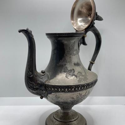 LOT 249: Silver Plate Collection (Rogers Smith, John Wanamaker, English Silver by Leonard Silver, Anchor Hocking Fire-King Ovenware) and...